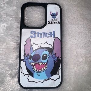 Stitch Phone Case  - Black and Blue